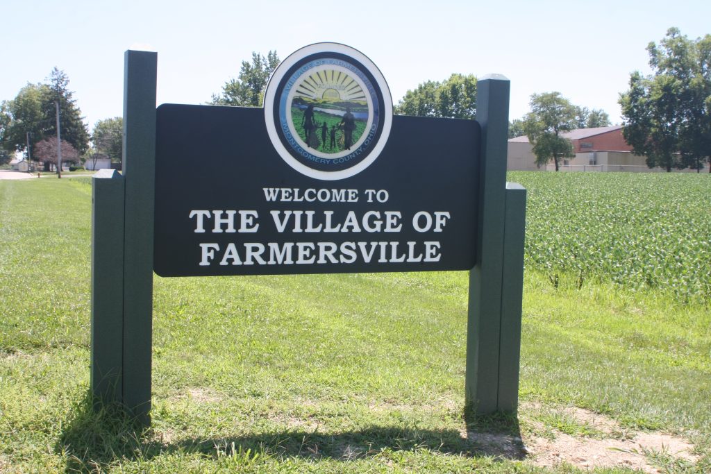 Welcome to Farmersville SIgn